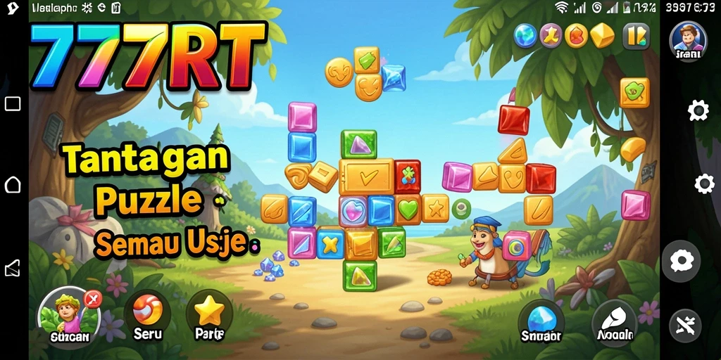 Tampilan gameplay seru dan penuh tantangan dari 777RT.