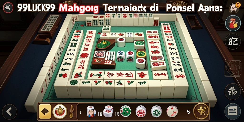 Screenshot menunjukkan gameplay Mahjong yang menarik dan dinamis.