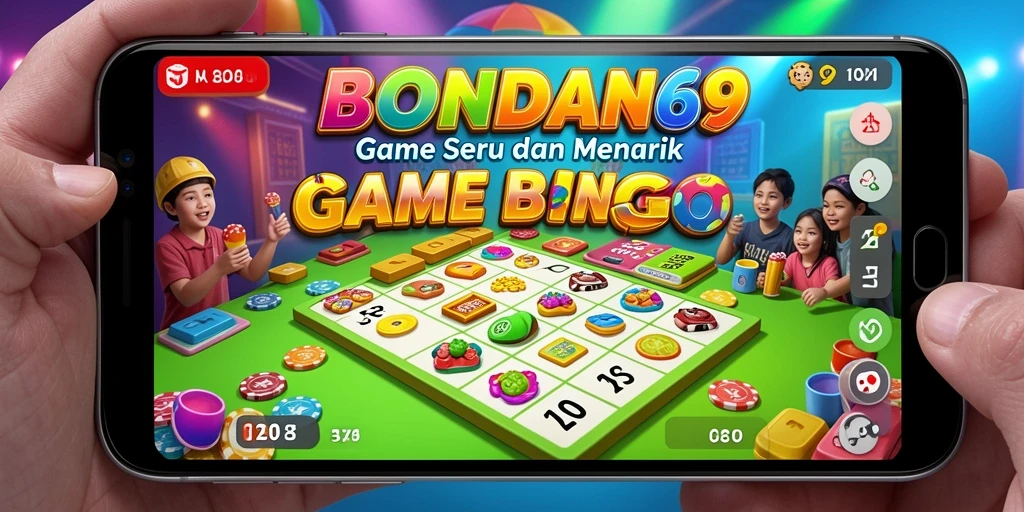 Screenshot gameplay BONDAN69 dengan suasana permainan Bingo yang seru.