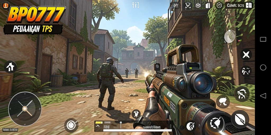 Tampilan gameplay BPO777 yang mendebarkan dalam TPS.