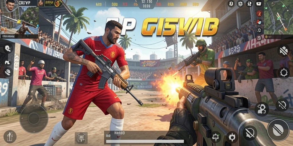 Tampilan menarik dari gameplay seru di CR7VIP.
