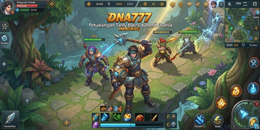 Gameplay seru di dunia fantasi MMORPG yang penuh petualangan.