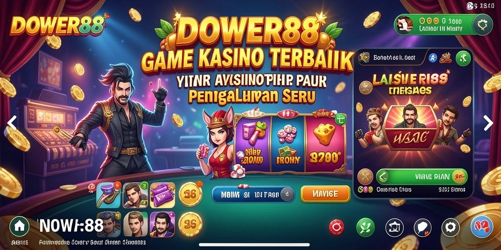Screenshot DOWER88 menunjukkan gameplay seru dan mendebarkan dari permainan Kasino.