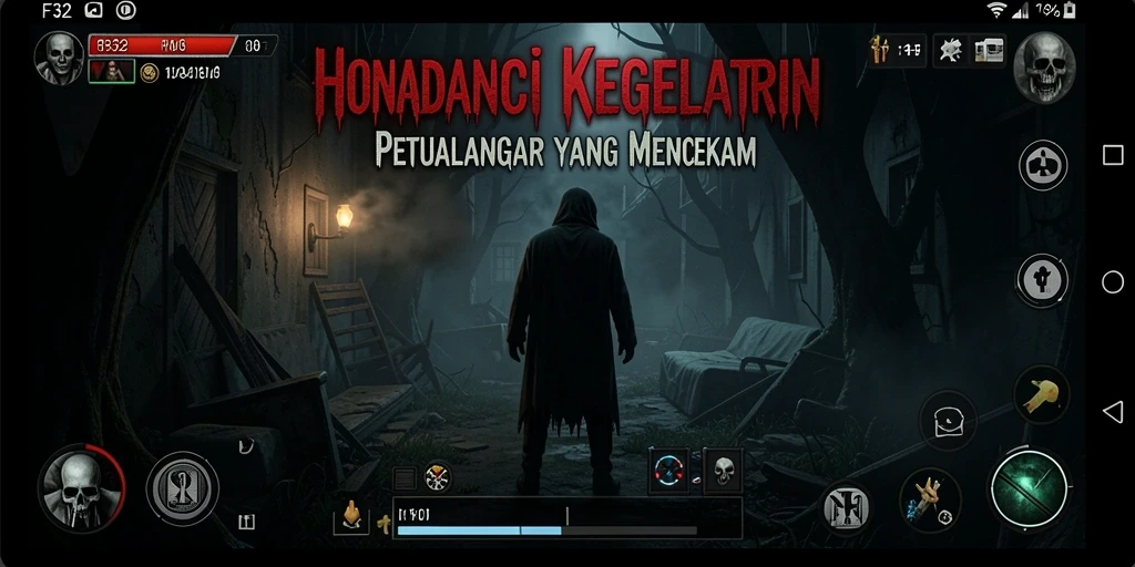 Gameplay seram di dunia kegelapan dan penuh misteri.