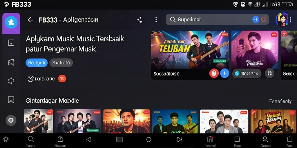 Tangkapan layar gameplay FB333 yang menampilkan interaksi musik yang seru.