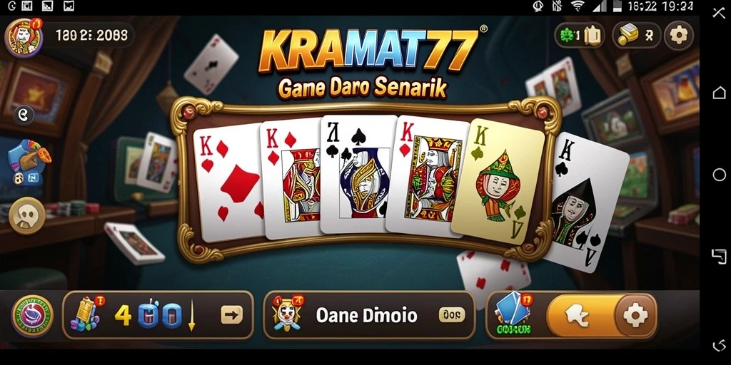Tampilan gameplay seru dalam KRAMAT77 yang mendebarkan.