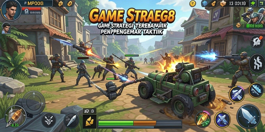 Gameplay MPO08 menampilkan strategi taktis yang menantang.