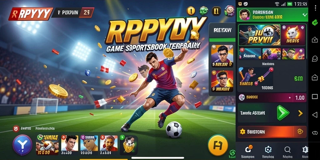 Screenshot utama RPYYY menunjukkan antarmuka taruhan yang interaktif dan menarik.
