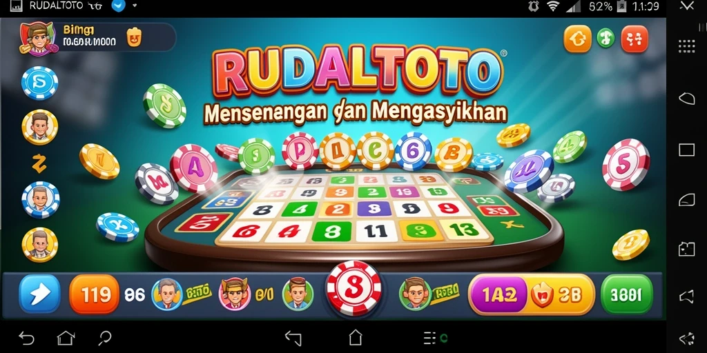 Screenshot gameplay RUDALTOTO yang menampilkan suasana bermain Bingo.