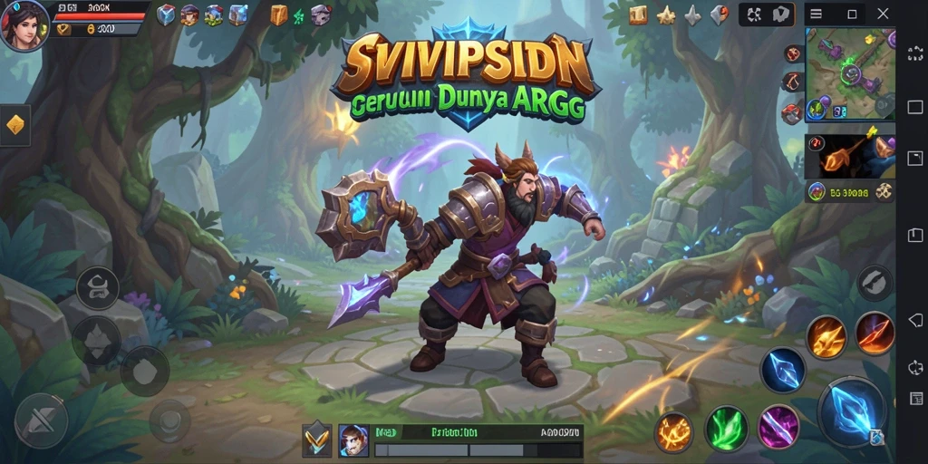 Tampilan gameplay yang memukau dari SVIPSIDN dalam genre ARPG.