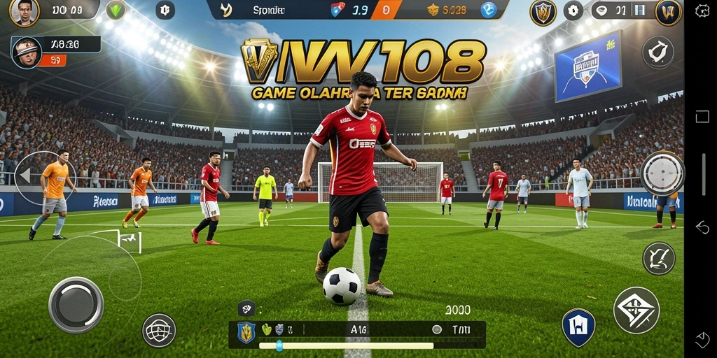Tampilan gameplay VW108 yang menampilkan aksi olahraga seru.