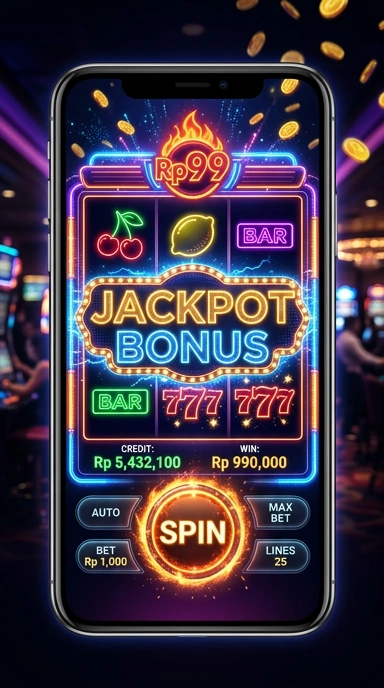 Screenshot aplikasi rp99 yang menunjukkan beragam kategori aplikasi.